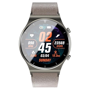 Ceas Bluetooth Smartwatch Sport Impermeabil cu Monitor Cardiac GT08 - Gri