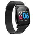 Ceas Smartwatch Bluetooth Impermeabil Sport CV06 - Milanese - Negru