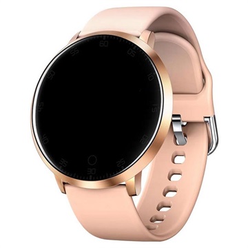 MTP Ceas Smartwatch Impermeabil Cu Monitor Ritm Cardiac K12 - Auriu Roze