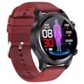 Ceas Smartwatch Sport Impermeabil cu ECG E400 - Curea TPU - Roșu