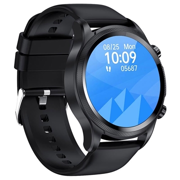 Ceas Smartwatch Sport Impermeabil cu ECG E400 - Curea TPU - Negru