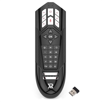 Telecomandă Universală TV / Mouse Wechip R1 - IR / 2.4G - Negru