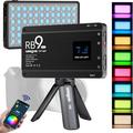 Weeylite RB9 Lumină video RGB portabilă cu trepied