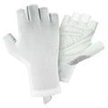West Biking YP0211265 Mănuși de ciclism cu jumătate de deget, absorbante de șocuri - XL - Alb
