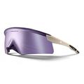 Ochelari de soare pentru ciclism West Biking YP0703195 UV400 cu brațe reglabile - Violet / Bej