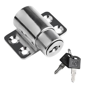 Încuietoare pentru ferestre / Încuietoare de securitate cu cheie pentru ferestre și uși glisante - argintiu