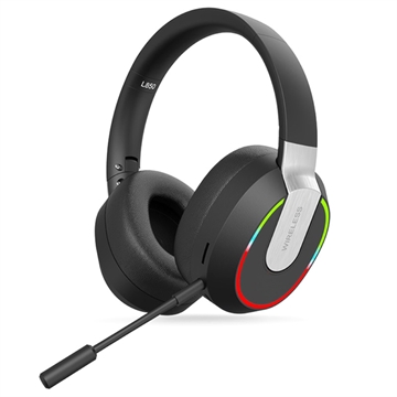 Căști Gaming Wireless L850 cu Lumină RGB - Negru