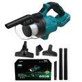 Aspirator portabil fără fir cu filtru HEPA, lumină LED - 9.4Kpa - Verde