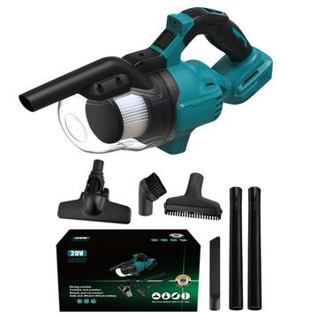 Aspirator portabil fără fir cu filtru HEPA, lumină LED - 9.4Kpa - Verde