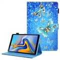Husă Folio Samsung Galaxy Tab A7 Lite - Wonder Series - Fluture Albastru