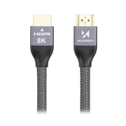 Cablu HDMI 2.1 8K 60Hz / 4K 120Hz / 2K 144Hz - Wozinsky - 3m - Gri