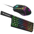 Set de jocuri Wozinsky RGB - Tastatură mecanică și mouse cu fir - Negru
