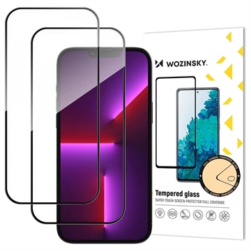 Geam Protecție Ecran iPhone Air - Wozinsky Super Tough - 9H - 2 Buc. - Marginea Neagră