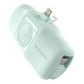 Wozinsky WF16-YLS 5000mAh Lightning Power Bank cu cablu USB-C încorporat și încărcător Apple Watch - 15W