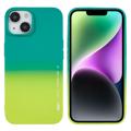 Husă TPU iPhone 14 Plus - X-Level Rainbow - Galben / Verde