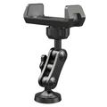 X037 Suport pentru telefon 360° cu bază magnetică - Suport pentru gimnastică și atelier - Negru