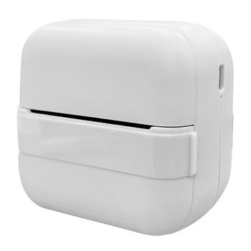X18 Mini imprimantă termică fără cerneală de buzunar - 200DPI, Bluetooth - Alb