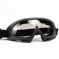 X400 Ochelari tactici pentru motociclete/schi cu lentile întărite - Negru