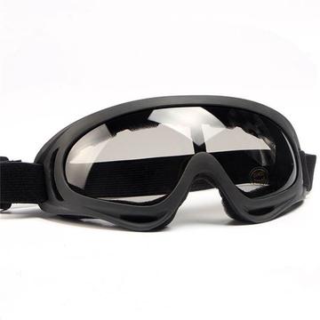 X400 Ochelari tactici pentru motociclete/schi cu lentile întărite - Negru