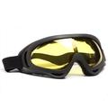 X400 Ochelari tactici pentru motociclete/schi cu lentile întărite - Galben