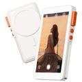 X40F Ultra Version 8-in-1 Multifuncțional Selfie Monitor Ecran - Alb