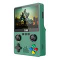 X6 HD cu ecran de 3,5 inch Consolă de joc portabilă cu ecran de 3,5 inch, cu consolă de jocuri video încorporată, cu design cu două joystick-uri