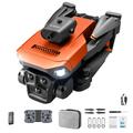 XKJ K6 MAX 3-Camera de evitare a obstacolelor Drone HD Fotografie aeriană pliabilă Quadcopter RC Aircraft cu o singură baterie - Orange