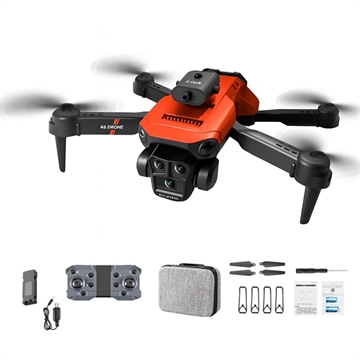 XKJ K6 MAX 3-Camera de evitare a obstacolelor Drone HD Fotografie aeriană pliabilă Quadcopter RC Aircraft cu o singură baterie