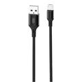 XO NB143 Cablu USB / Micro USB - 1m - Negru