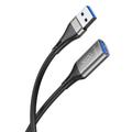 Cablu prelungitor XO NB220 USB la USB 3.0 - 2m - negru