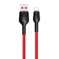 XO NB55 Cablu USB-A / USB-C - 5A, 1m - Roșu