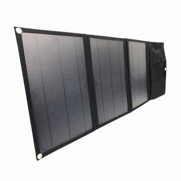 XO XRYG-280-3 Încărcător solar pliabil cu 2 x USB-A - 21W - Negru