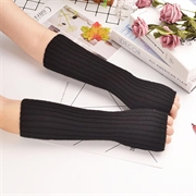 XT-0016 Mănuși de iarnă fără degete - 30cm - Negru