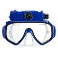 Mască de scufundări XT191 cu cameră de 4 MP, WiFi - Albastră