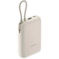 Xiaomi 10000mAh Power Bank cu cablu USB-C integrat 22.5W - Bej