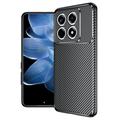 Husă TPU Xiaomi 14T Pro - Beetle Fibra de Carbon - Negru