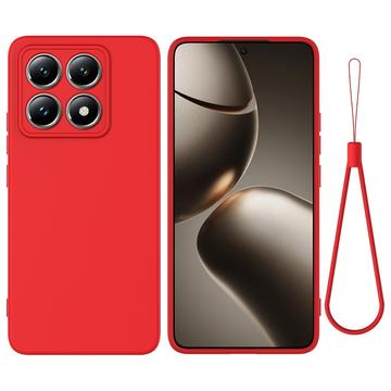 Husă Silicon Xiaomi 14T Pro - Liquid - Roșu