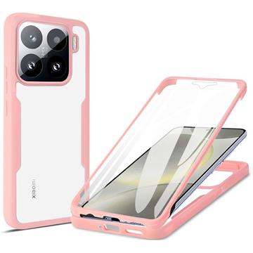 Husă Xiaomi 15 - 360 Protection - Roz / Clar