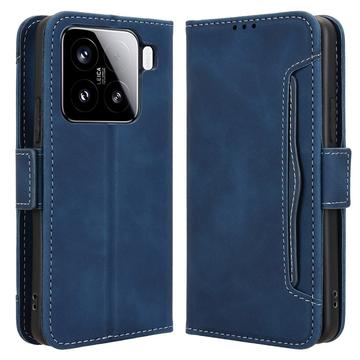 Husă Portofel Xiaomi 15 Pro - Cardholder - Albastru