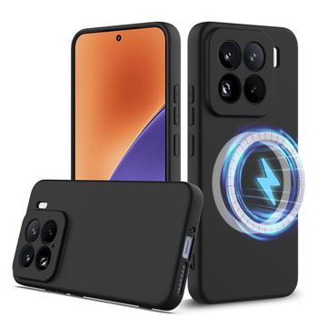 Husă Silicon Liquid Xiaomi 15 Pro - Compatibila MagSafe - Negru