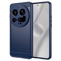 Husă TPU Brushed Xiaomi 15 Ultra - Fibră de Carbon