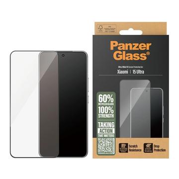Geam Protecție Ecran Xiaomi 15 Ultra - PanzerGlass Ultra-Wide Fit - Marginea Neagră