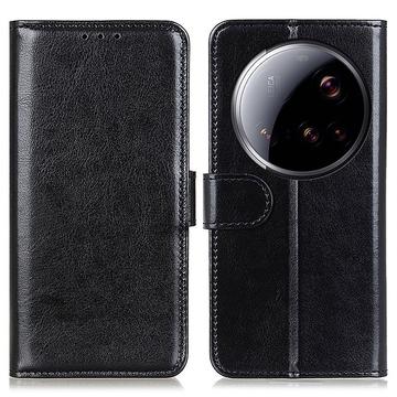 Husă Portofel cu Închidere Magnetică Xiaomi 15 Ultra - negru