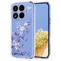 Xiaomi 15T Pro Husă TPU cu model floral - Violet