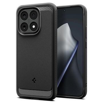 Husă TPU Xiaomi 15T - Spigen Rugged Armor - Negru