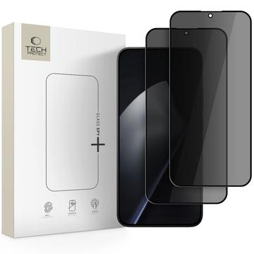 Protecție de ecran din sticlă temperată Privacy Xiaomi 15T/15T Pro Tech-Protect Glass Spy+ - 2 buc. - Negru