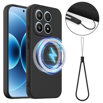 Husă Silicon Liquid Xiaomi 17 - Compatibila MagSafe - Negru