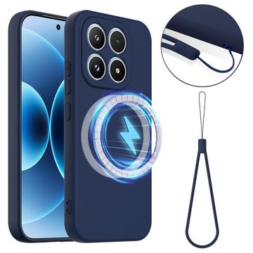 Husă Silicon Liquid Xiaomi 17 - Compatibila MagSafe - Albastru Închis