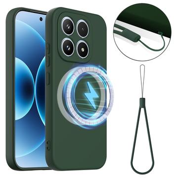 Husă Silicon Liquid  Xiaomi 17 - Compatibila MagSafe - Verde Închis