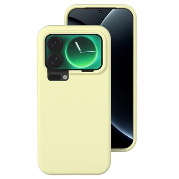 Xiaomi 17 Husă din silicon lichid - Galben